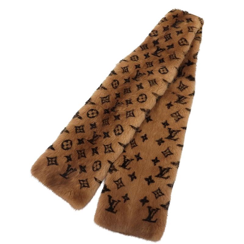 LOUIS VUITTON（ルイ・ヴィトン） モノグラム ミンク エシャルプ