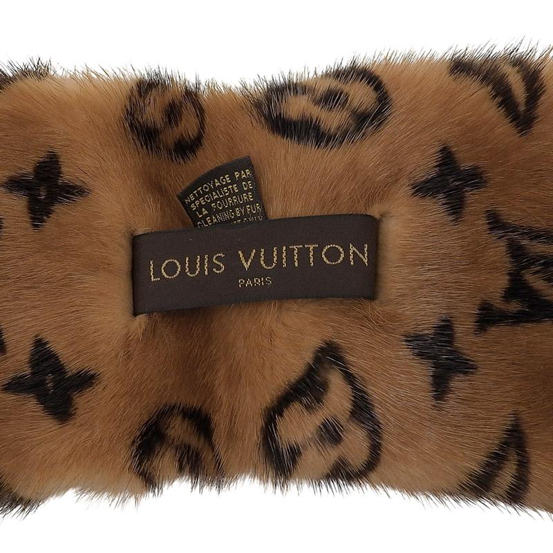 LOUIS VUITTON（ルイ・ヴィトン） モノグラム ミンク エシャルプ