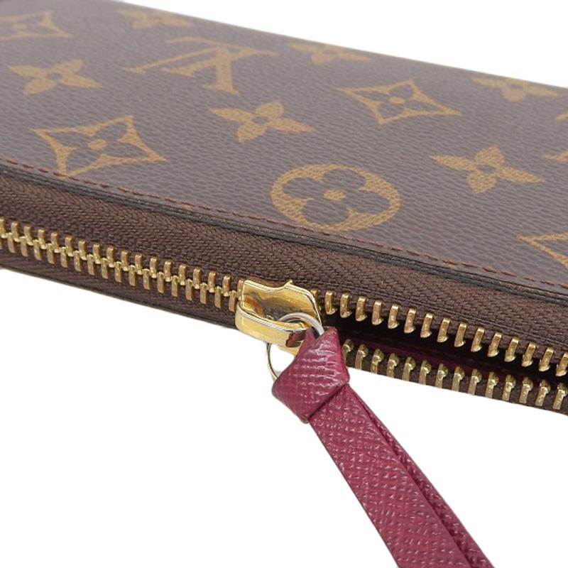 ルイヴィトン LOUIS VUITTON モノグラム ポルトフォイユ・クレマンス 長財布 フューシャ M60742 中古 新入荷 LV1805 ルイヴィトンポルトフォイユクレマンス 14145 フューシャ ユニセックス