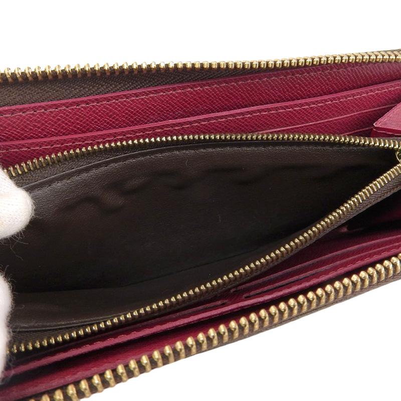 ルイヴィトン LOUIS VUITTON モノグラム ポルトフォイユ・クレマンス 長財布 フューシャ M60742 中古 新入荷 LV1805 ルイヴィトンポルトフォイユクレマンス 14145 フューシャ ユニセックス
