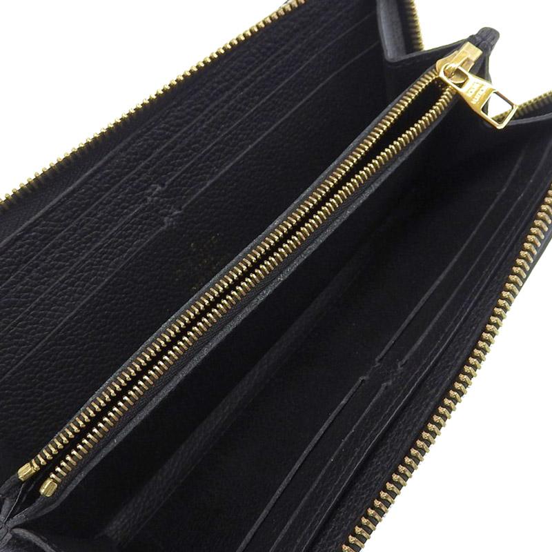 ルイヴィトン LOUIS VUITTON 長財布 モノグラム アンプラント ポルトフォイユ クレマンス ノワール 長財布 M60171 中古 新入荷 LV1821 LOUIS VUITTON（ルイ・ヴィトン） 長財布 モノグラム アンプラント