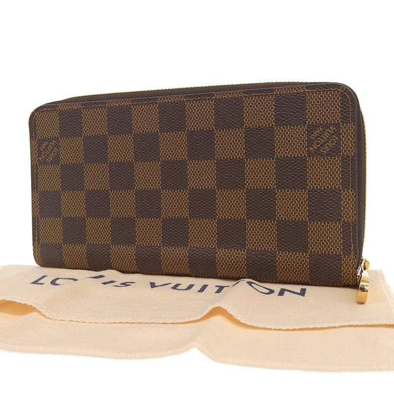 【極上美品】 ルイヴィトン ダミエ エベヌ ジッピーウォレット 長財布 ジッピー・ウォレット ルイヴィトン LOUIS VUITTON ダミエ