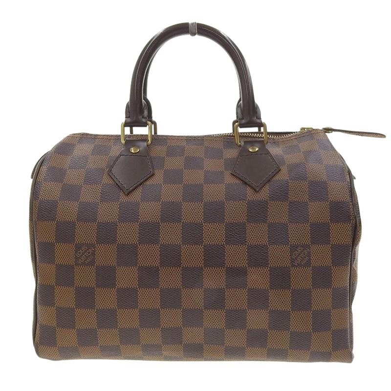 中古 ルイ・ヴィトン ハンドバッグ ダミエエベヌ スピーディ 25 レディース N41532 スピーディ ルイヴィトン LOUIS VUITTON ダミエ スピーディ25