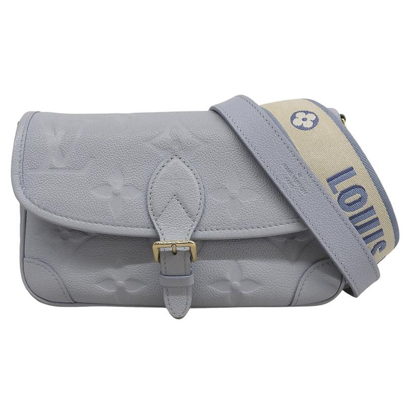 ルイヴィトン LOUIS VUITTON モノグラム アンプラント ディアヌNMPM 2WAY ショルダーバッグ ハンドバッグ 青 M46846 中古 新入荷 LV2007 ディアヌ ルイヴィトン LOUIS VUITTON モノグラム アンプラント