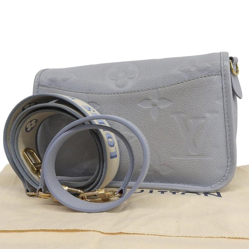 ルイヴィトン LOUIS VUITTON モノグラム アンプラント ディアヌNMPM 2WAY ショルダーバッグ ハンドバッグ 青 M46846 中古 新入荷 LV2007 ディアヌ ルイヴィトン LOUIS VUITTON モノグラム アンプラント