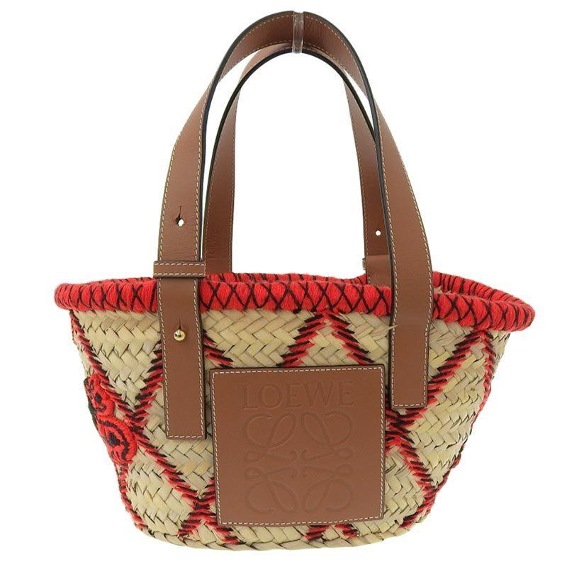 ロエベ Loewe トートバッグ かごバッグ スモール ラフィア ナチュラル タン レッド アニマル 303 50 S93 中古 新入荷 Ob06 Ob06 ブランドrebornのロンド 通販 Yahoo ショッピング