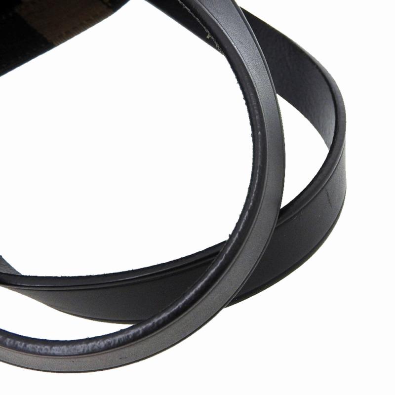 FENDI フェンディ トートバッグ ペカン柄 キャンバス/レザー ブラウン  