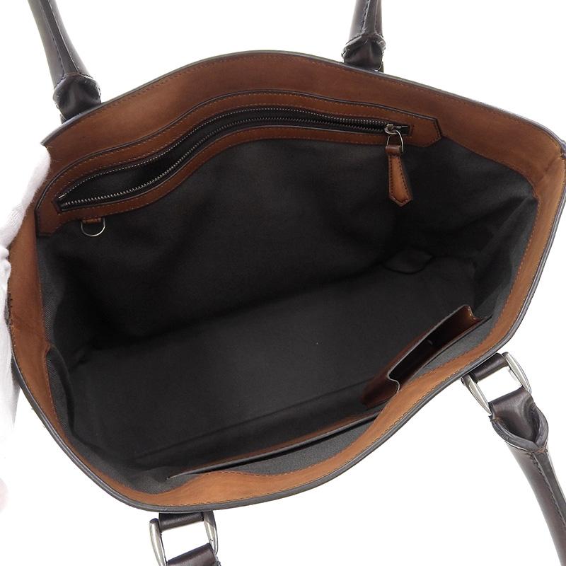 Berluti（ベルルッティ） カリグラフィ トートバッグ レザー グリーン