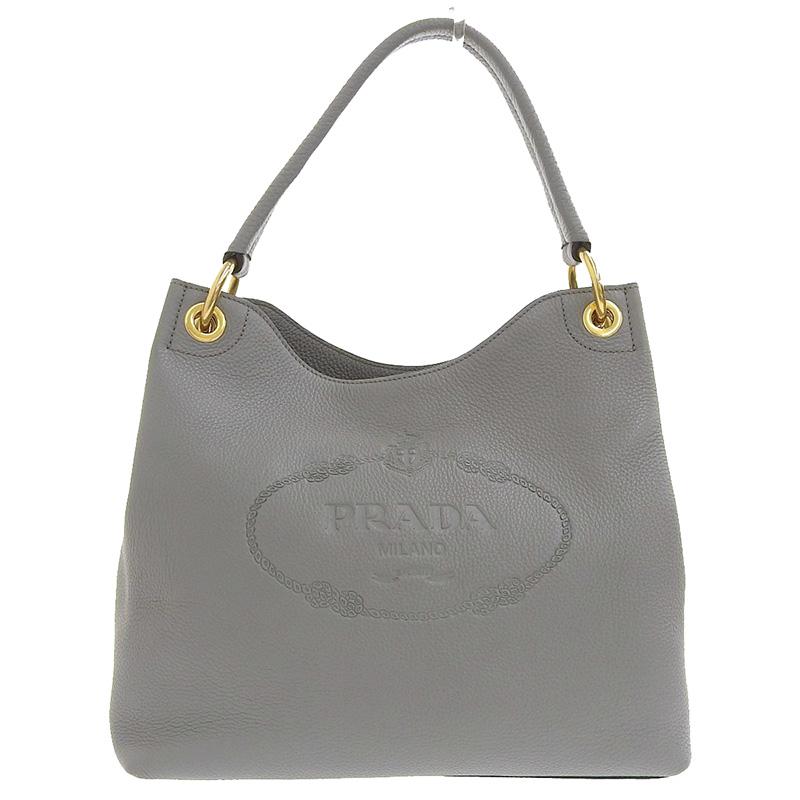 PRADA VITELLO PHENIX レザー ワンショルダーバッグ