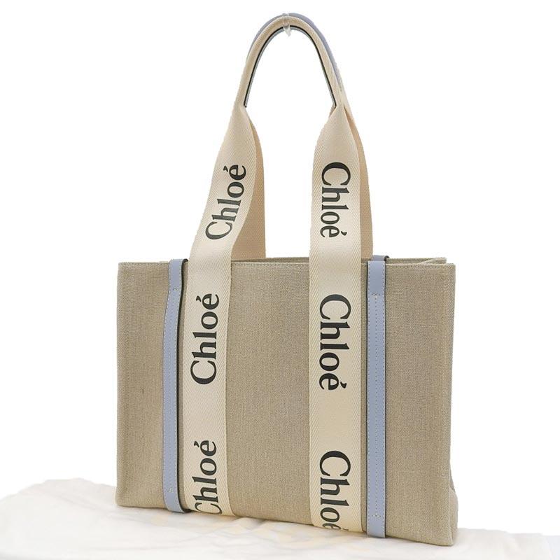 Chloe クロエ CHLOE ウッディ ミディアムトート トートバッグ