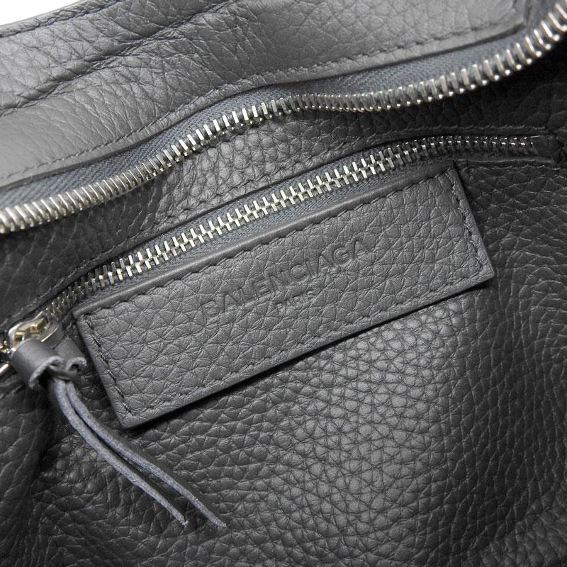 バレンシアガ BALENCIAGA ブラックアウトシティXS 2WAYバッグ ハンドバッグ ショルダーバッグ レザー グレー 490610 中古 新入荷 OB1371｜ronde｜06