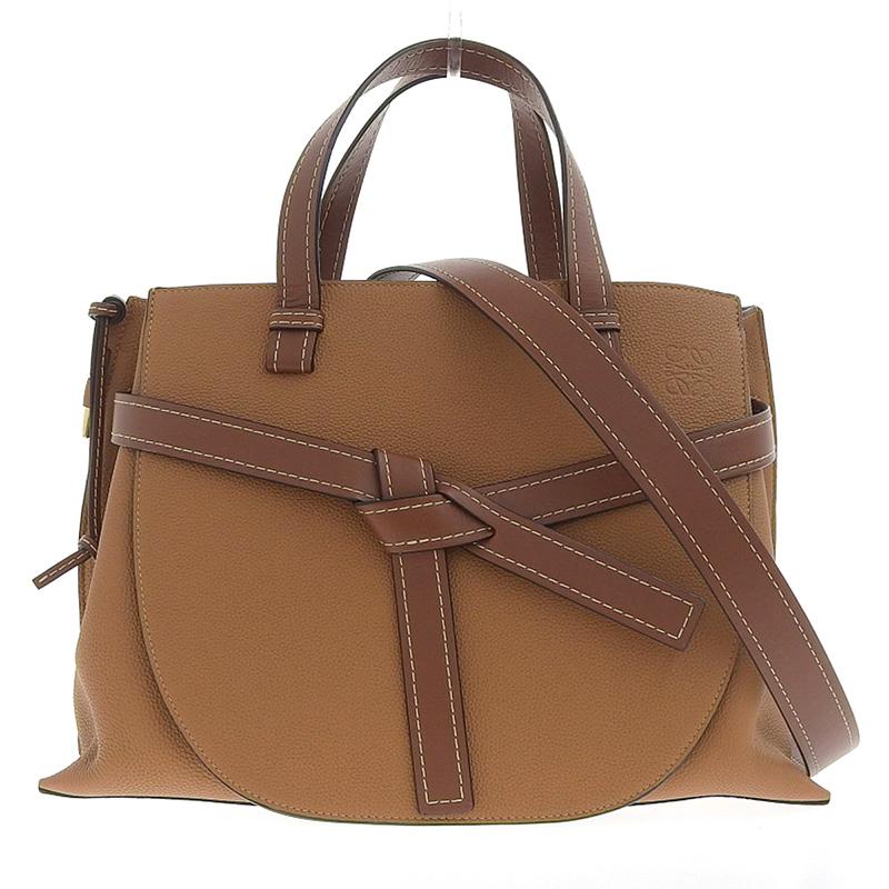 LOEWE ロエベ ゲートトップハンドル 2WAYバッグ ハンドバッグ レザー 