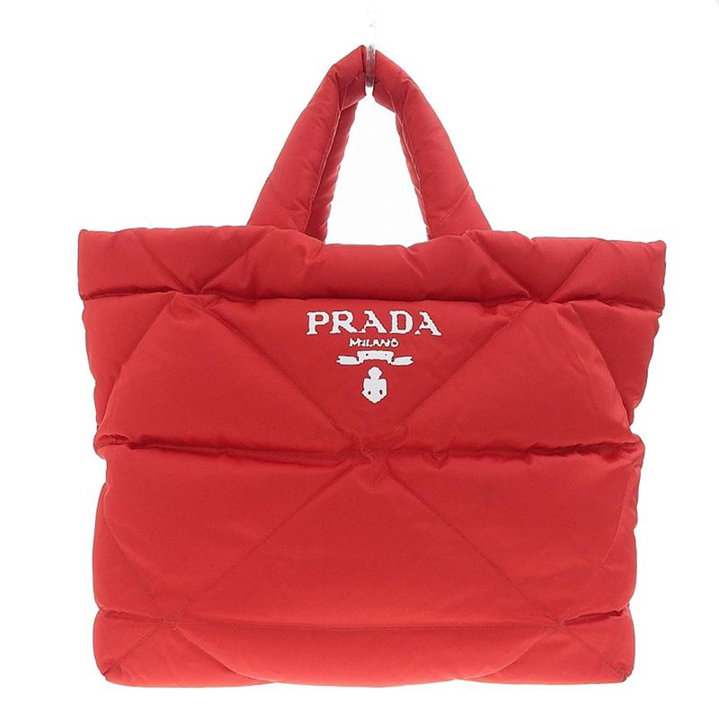 PRADA プラダ トートバッグ ハンドバッグ レッド 【68%OFF!】 - バッグ