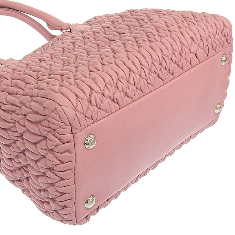 miu ミュウミュウ MIUMIU ナッパクリスタル 2WAYバッグ miu ミュウミュウ MIUMIU ナッパクリスタル 2WAYバッグ