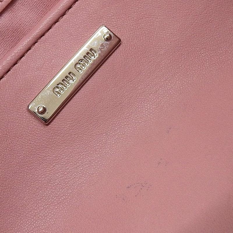 miu ミュウミュウ MIUMIU ナッパクリスタル 2WAYバッグ miu ミュウミュウ MIUMIU ナッパクリスタル 2WAYバッグ
