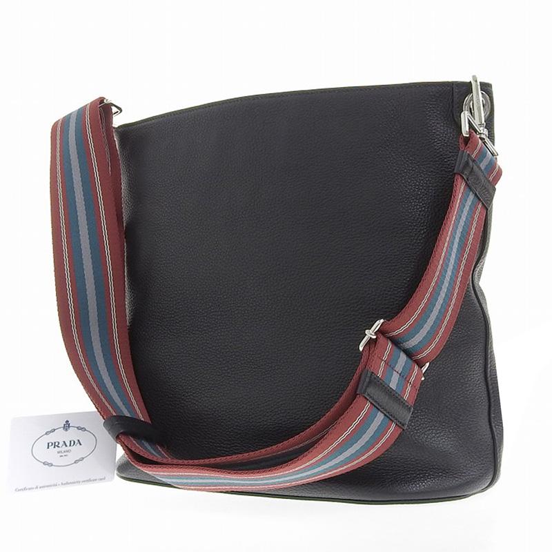 PRADA プラダ/ヴィッテロフェニックスショルダー/ネロ/1BE057/158/Sランク/24【中古】 PRADA（プラダ） ショルダーバッグ 斜め掛けショルダー ヴィッテロ