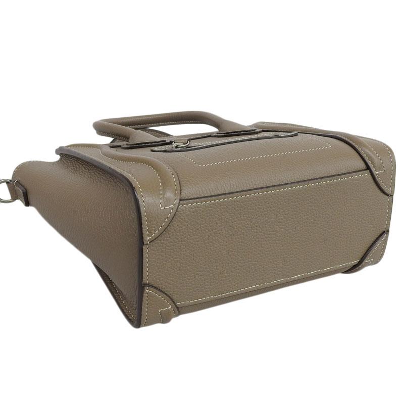 CELINE（セリーヌ） ラゲージ ナノショッパー 2WAYバッグ ハンドバッグ