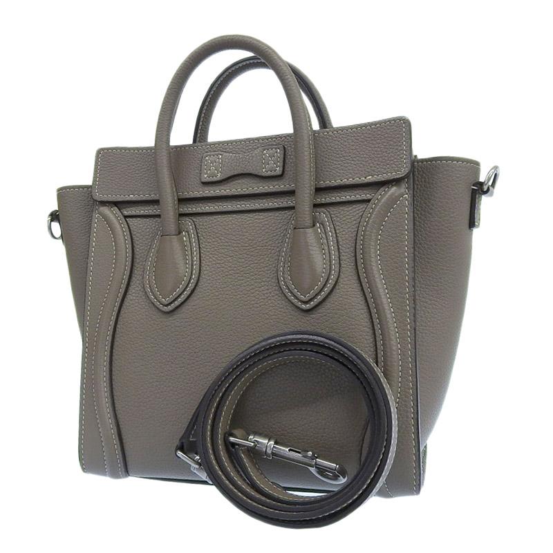 CELINE（セリーヌ） ラゲージ ナノショッパー 2WAYバッグ ハンドバッグ