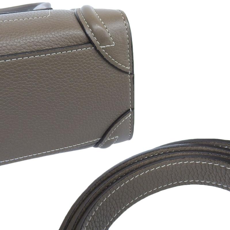 CELINE セリーヌ ラゲージ ナノショッパー 2WAYバッグ ハンドバッグ  