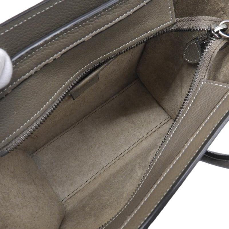 CELINE セリーヌ ラゲージ ナノショッパー 2WAYバッグ ハンドバッグ  