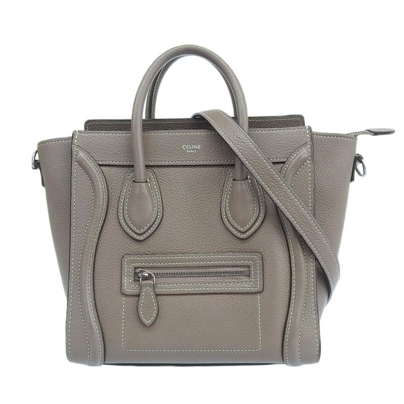 CELINE（セリーヌ） ラゲージ ナノショッパー 2WAYバッグ ハンドバッグ 
