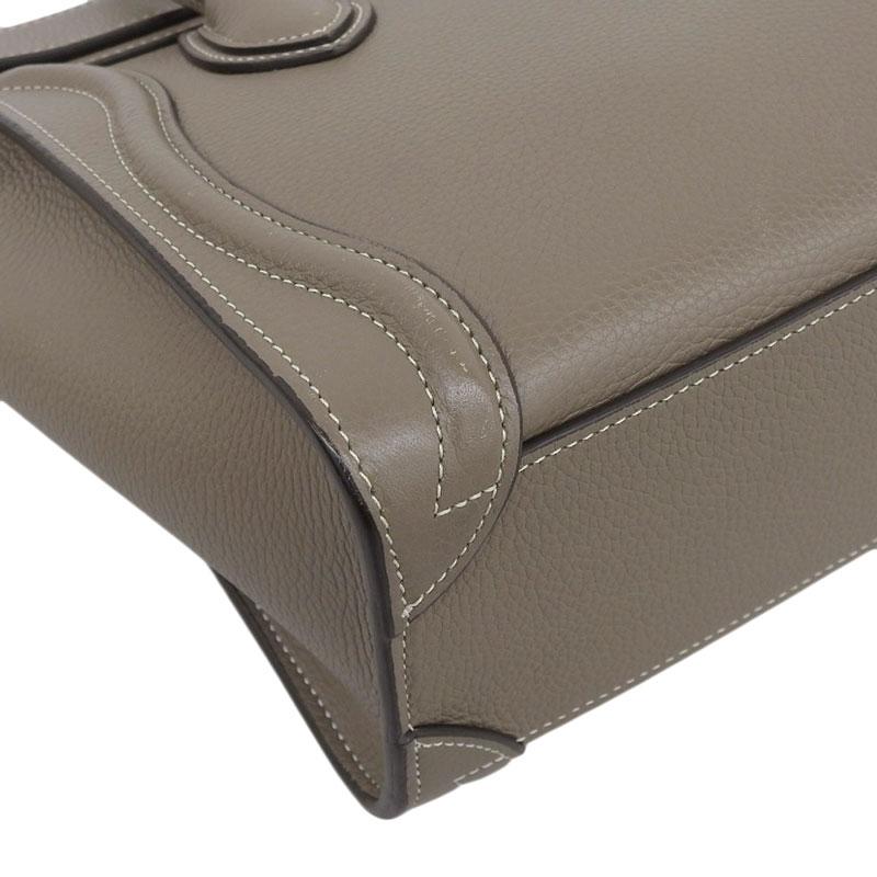 CELINE セリーヌ ラゲージ ナノショッパー 2WAYバッグ ハンドバッグ  