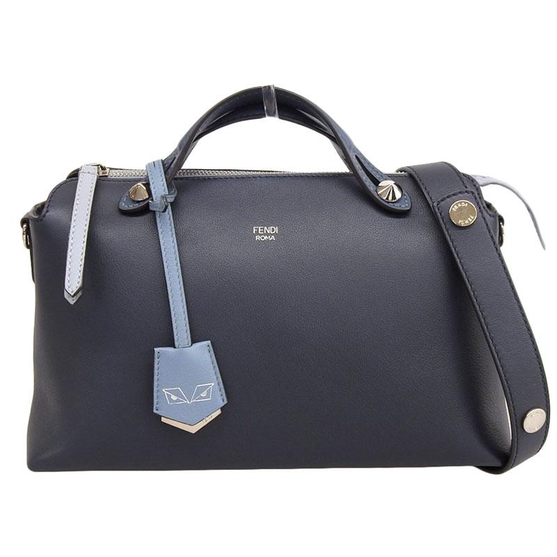 FENDI バイザウェイミディアムネイビー ショルダーバッグ