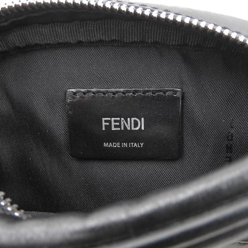 FENDI（フェンディ） バグズ ショルダーバッグ レザー ブラック 7VA456