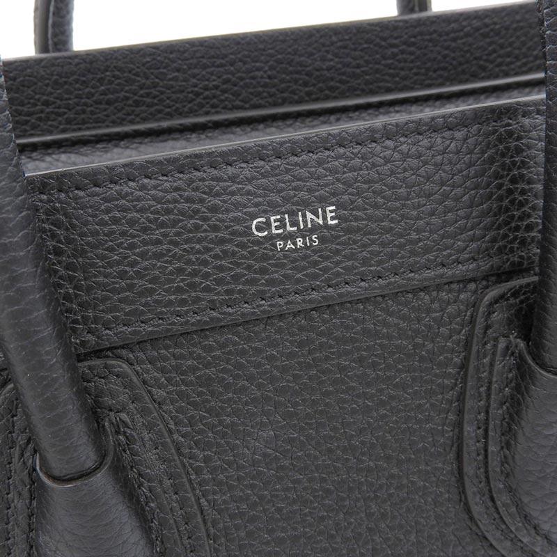 CELINE（セリーヌ） ラゲージ ナノショッパー 2WAYバッグ ハンドバッグ