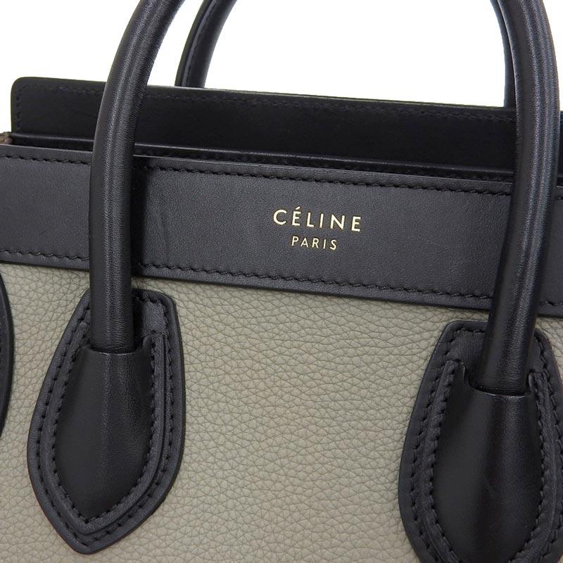 CELINE（セリーヌ） ラゲージ ナノショッパー 2WAY ハンドバッグ
