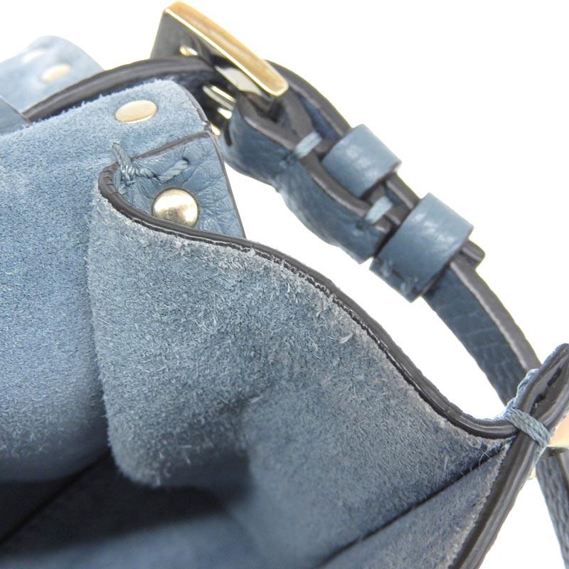 ヴァレンティノ VALENTINO スモール ショルダーバッグ クロスボディバッグ レザー ブルー 中古 新入荷 OB1772 VALENTINO GARAVANI（ヴァレンティノ ガラヴァーニ） ヴァレンティノ
