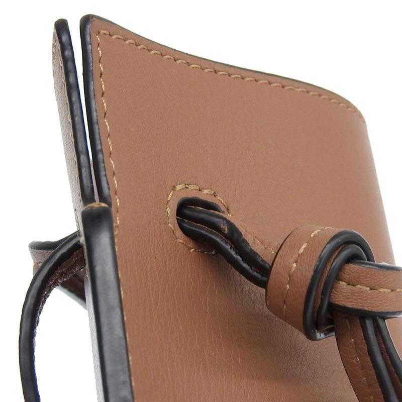 LOEWE（ロエベ） ダイスポケット ショルダーバッグ レザー タン