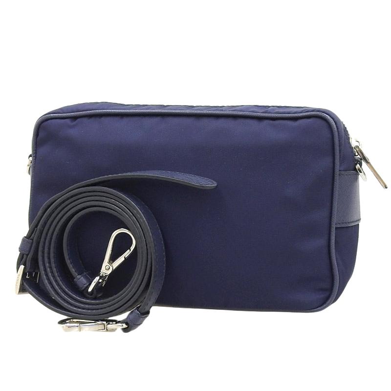 プラダ PRADA ショルダーバッグ ナイロン ネイビー BT1010 中古 新入荷 OB1817 PRADA（プラダ） ショルダーバッグ ナイロン ネイビー BT1010 中古 新