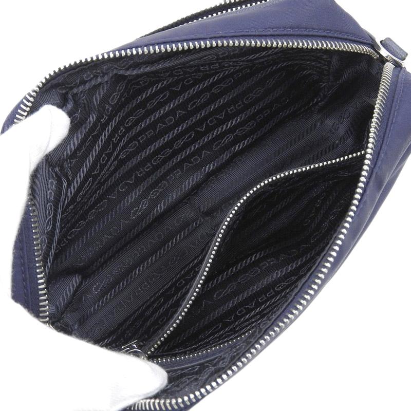 プラダ PRADA ショルダーバッグ ナイロン ネイビー BT1010 中古 新入荷 OB1817 PRADA（プラダ） ショルダーバッグ ナイロン ネイビー BT1010 中古 新