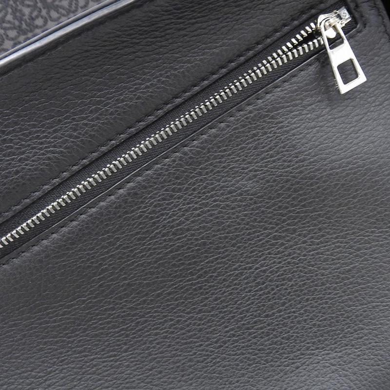 LOEWE（ロエベ） リピートアナグラム トートバッグ キャンバス/レザー