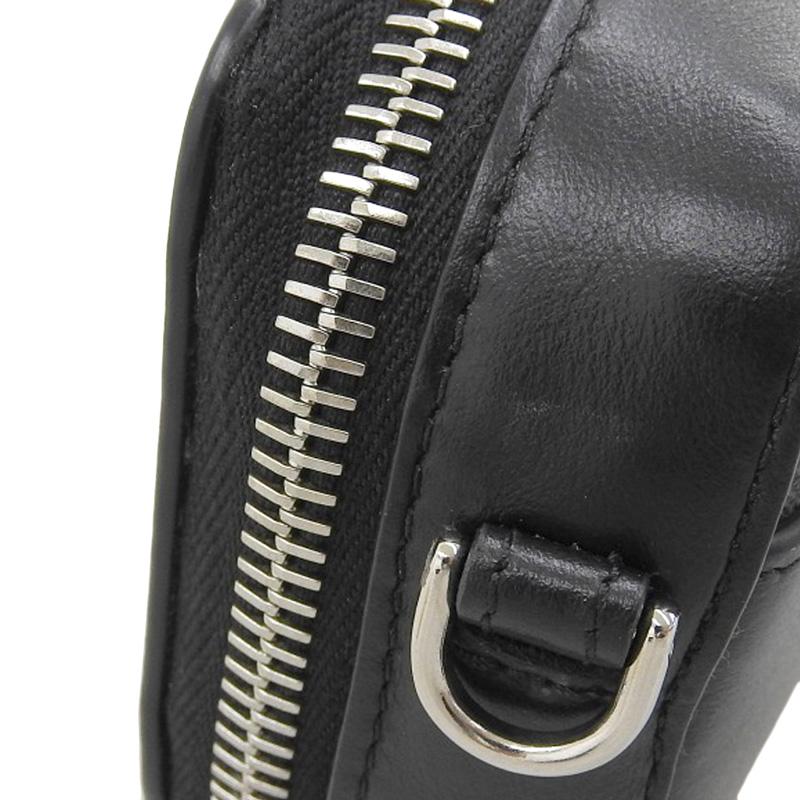フェンディ FENDI ショルダーバッグ ミニショルダー ズッカ PVC/レザー ブラック/イエロー 7M0344 中古 新入荷 OB1923 FENDI（フェンディ） ショルダーバッグ ミニショルダー ズッカ PVC