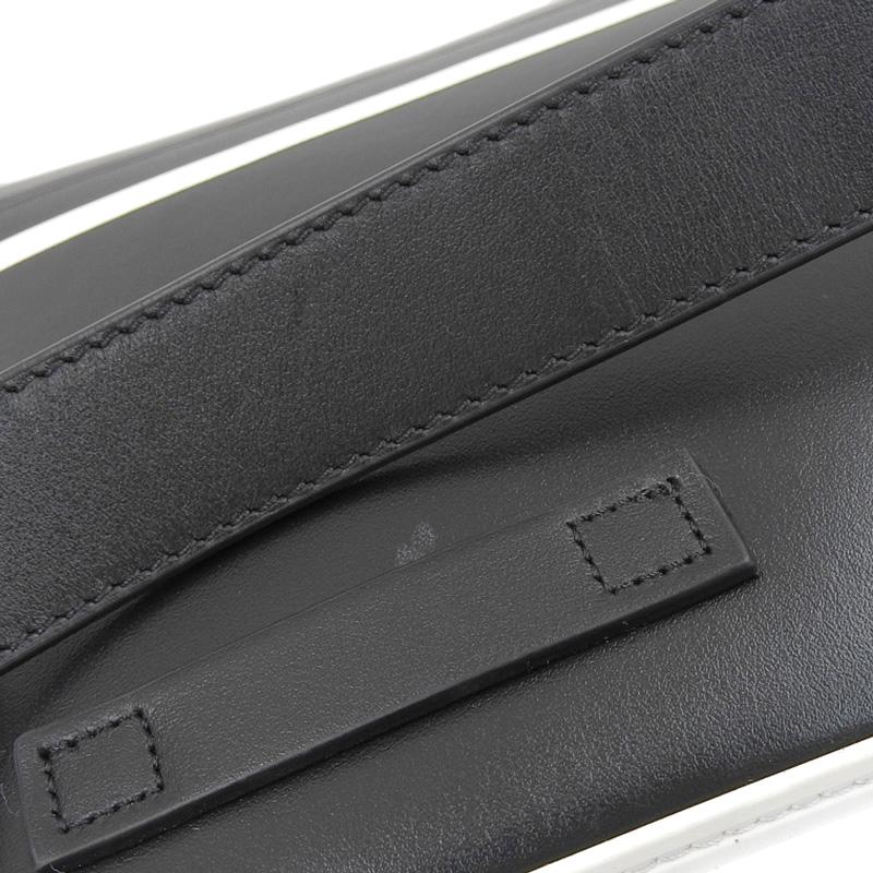 ディオール CHRISTIAN DIOR キャンプ ショルダーバッグ 斜め掛けショルダー レザー ブラック/ホワイト 中古 新入荷 OB1935 Christian Dior（クリスチャン・ディオール） ディオール キャンプ
