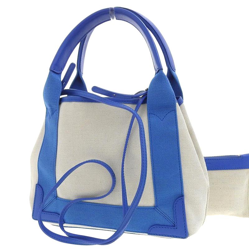 NAVY（BALENCIAGA） バレンシアガ BALENCIAGA ネイビーカバスXS