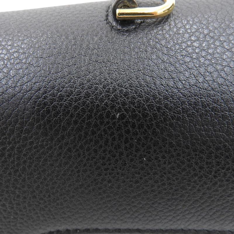 セリーヌ CELINE ティーン ソフト16 ショルダーバッグ 斜め掛けショルダー レザー ブラック 196853CR8 中古 新入荷 OB2025 | 16（CELINE） | 03