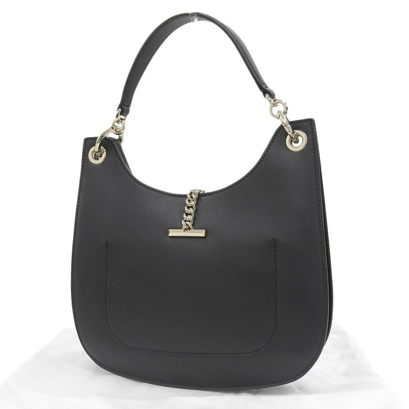 ジミーチュウ JIMMY CHOO ヴィレンヌホーボー ショルダーバッグ レザー ブラック 中古 新入荷 OB2027 JIMMY CHOO（ジミーチュウ） ヴィレンヌホーボー ショルダーバッグ