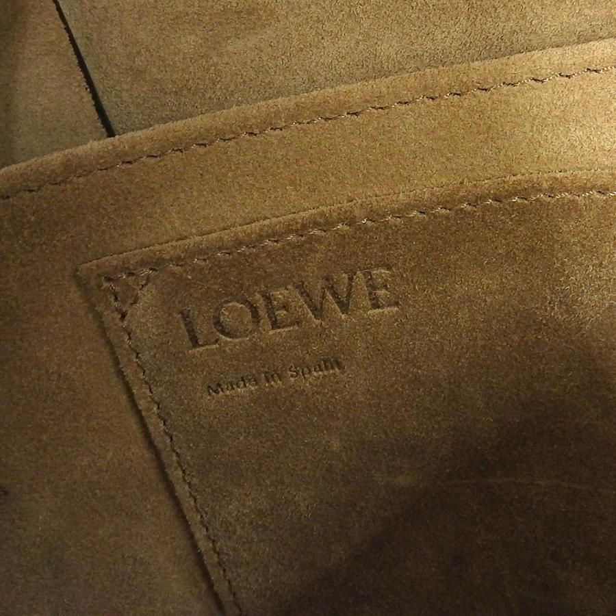 ロエベ LOEWE ゲートバッグ スモール ショルダーバッグ レザー カーキ 中古 新入荷 OB2045 Gate（LOEWE） ロエベ LOEWE ゲートバッグ スモール ショルダーバッグ