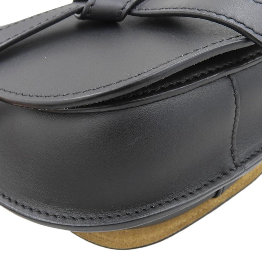 ロエベ LOEWE ゲートミニ 2WAYバッグ ショルダーバッグ ウエストバッグ レザー ブラック 中古 新入荷 OB2046 Gate（LOEWE） ロエベ LOEWE ゲートミニ 2WAYバッグ ショルダーバッグ