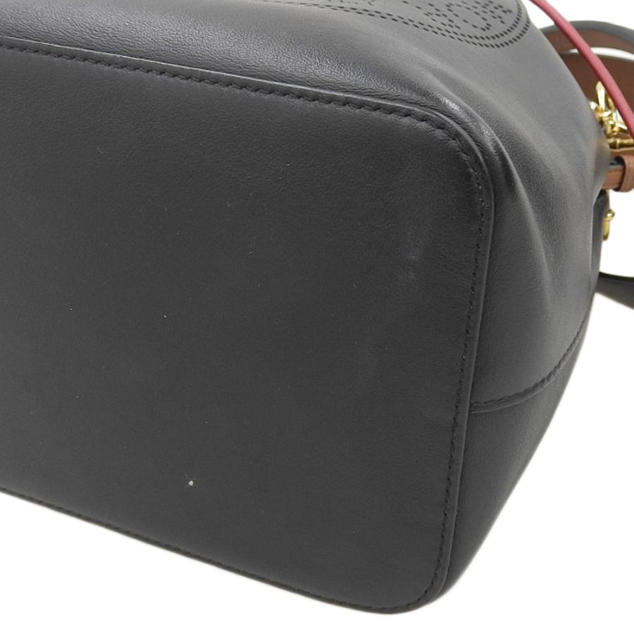フェンディ FENDI モントレゾール 2WAYバッグ ショルダーバッグ ハンドバッグ レザー ブラック/レッド BT309 中古 新入荷 OB2064 MON TRESOR フェンディ FENDI モントレゾール 2WAYバッグ ショルダー