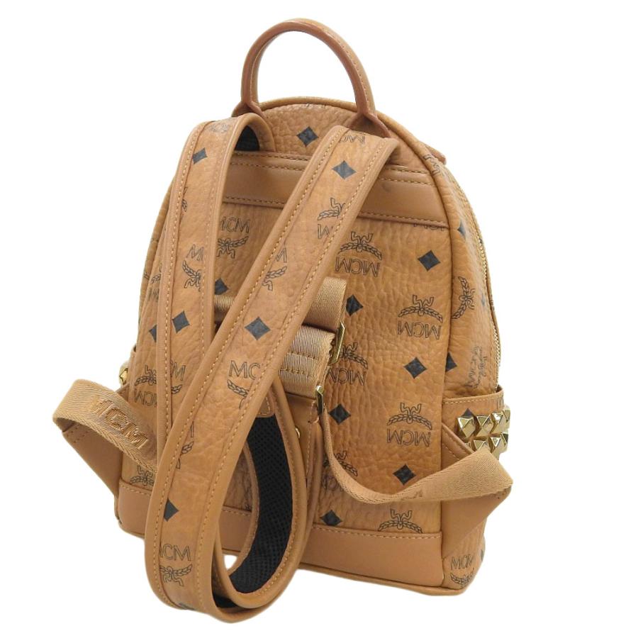MCM エムシーエム バックパック リュックサック スタッズ レザー 