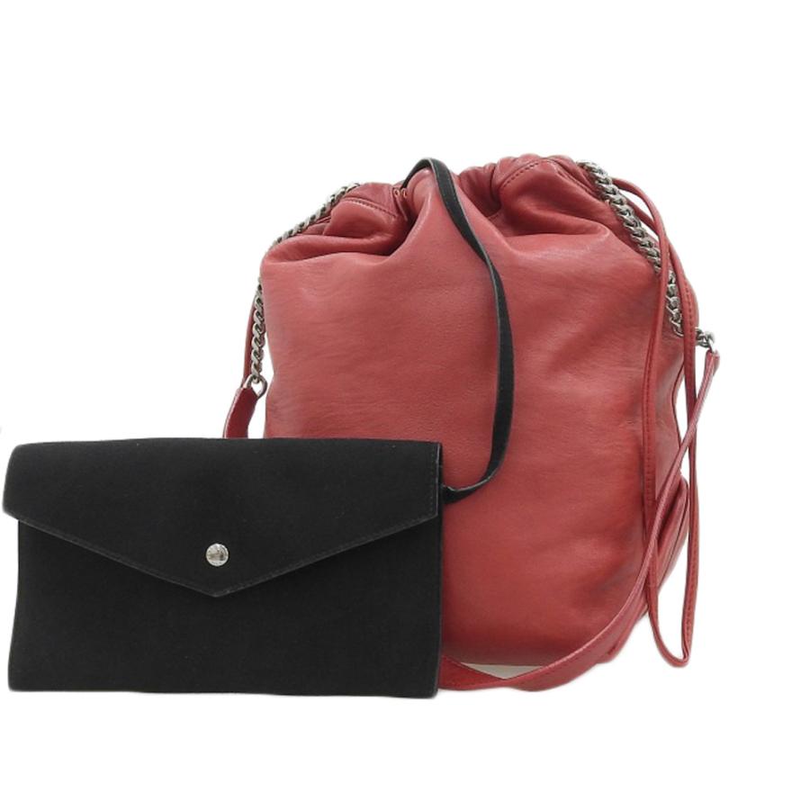 サンローラン SAINT LAURENT テディ ショルダーバッグ 巾着ショルダー 