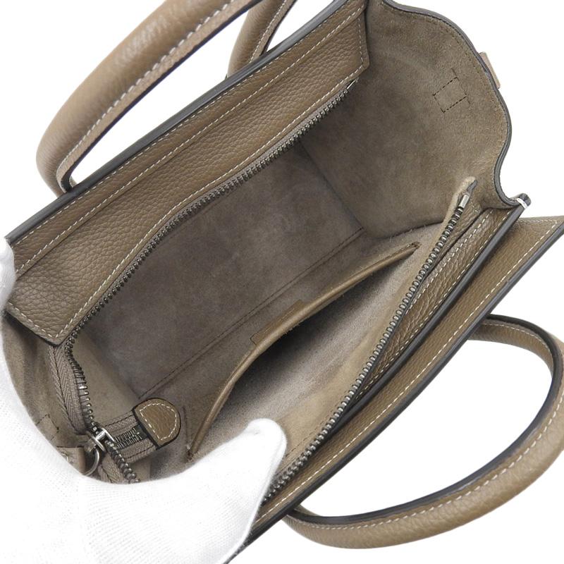 CELINE（セリーヌ） ラゲージ ナノショッパー 2WAYバッグ ハンドバッグ