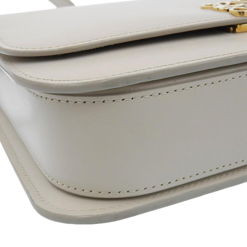 ロエベ LOEWE ゴヤバッグ ミディアム ショルダーバッグ レザー ライトゴースト A896N01X03 中古 新入荷 OB2102 LOEWE（ロエベ） ゴヤバッグ ミディアム ショルダーバッグ レザー