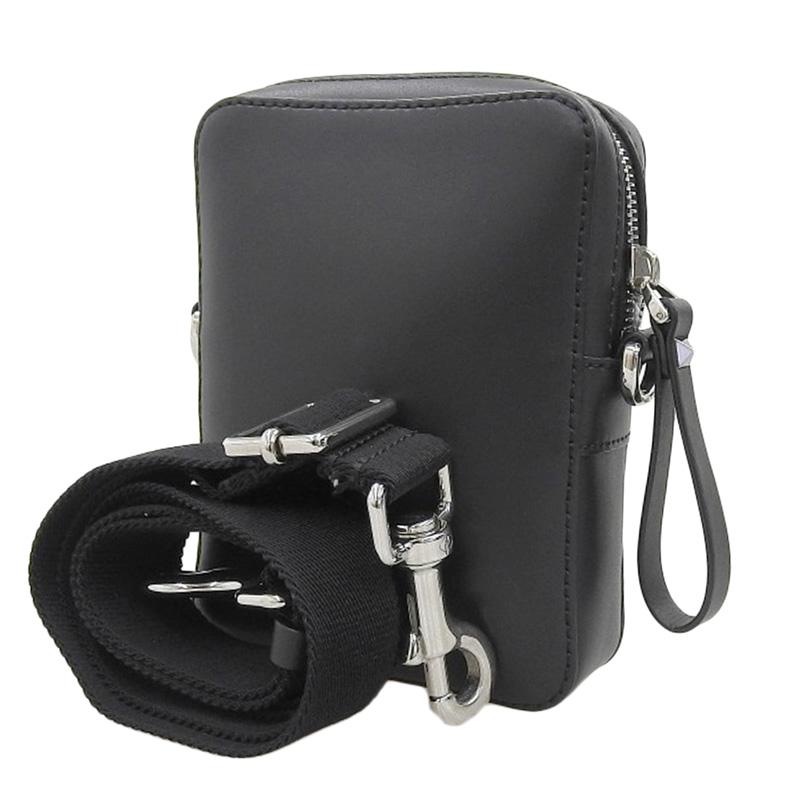 ヴァレンティノ VALENTINO ショルダーバッグ VLTN レザー ブラック 5Y2B0943WJW 中古 新入荷 OB2104 VALENTINO（ヴァレンティノ） ショルダーバッグ VLTN レザー ブラック