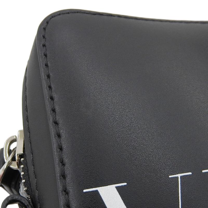 ヴァレンティノ VALENTINO ショルダーバッグ VLTN レザー ブラック 5Y2B0943WJW 中古 新入荷 OB2104 VALENTINO（ヴァレンティノ） ショルダーバッグ VLTN レザー ブラック