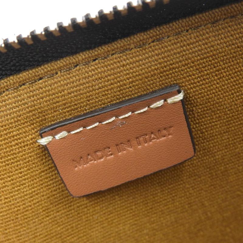 セリーヌ CELINE ホリゾンタルポーチ ショルダーバッグ トリオンフキャンバス/レザー タン 美品 新入荷 OB2118 CELINE（セリーヌ） ホリゾンタルポーチ ショルダーバッグ トリオンフ